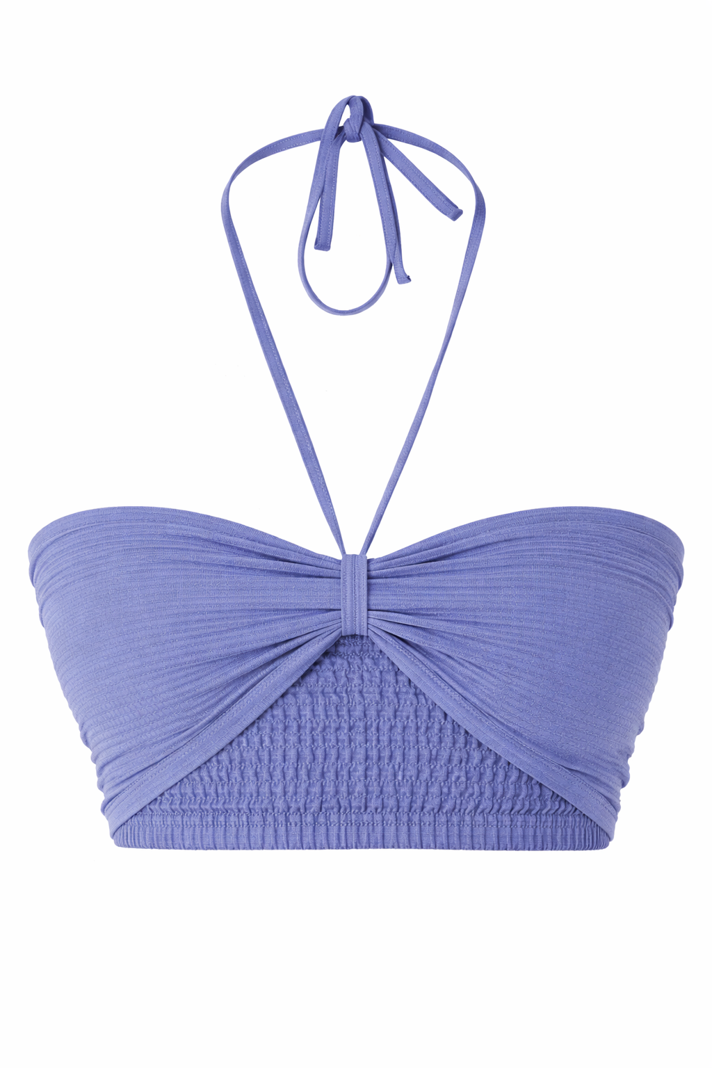 Sırtı Lastikli Crop Top #renk_Lila