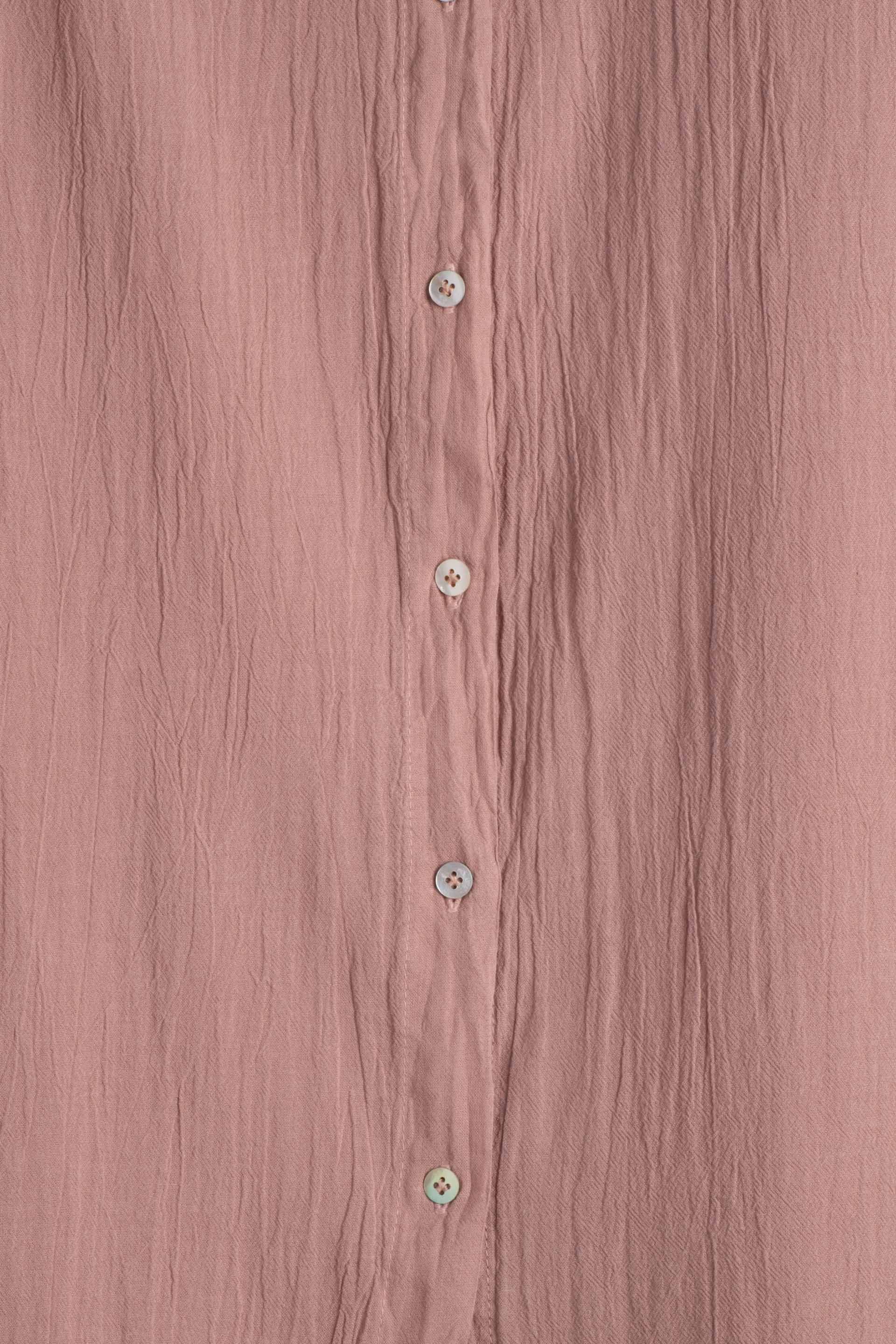 Breeze Kapüşonlu Gömlek Elbise #renk_Rose