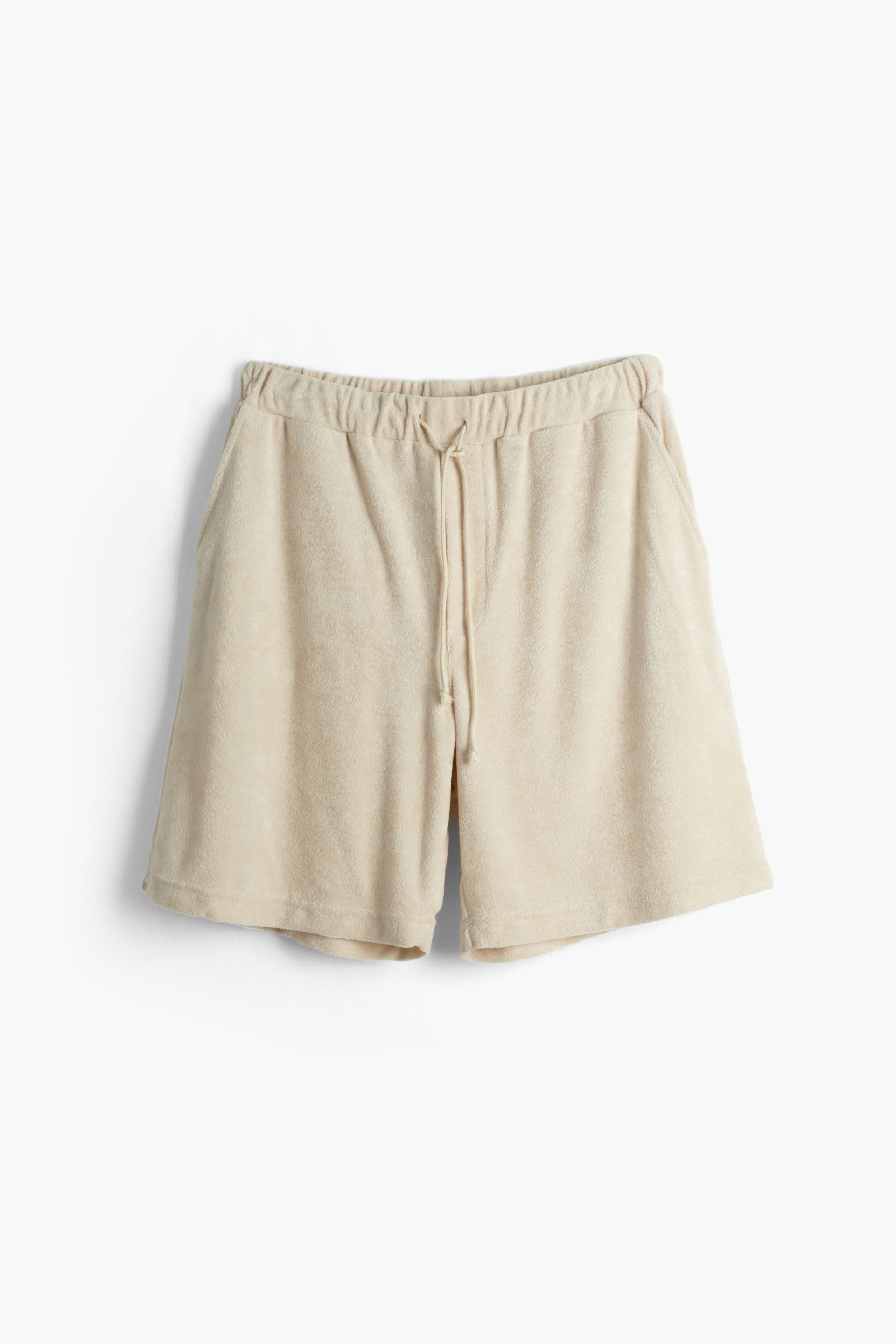 Terry Flow Cotton Erkek Şort #renk_Bej