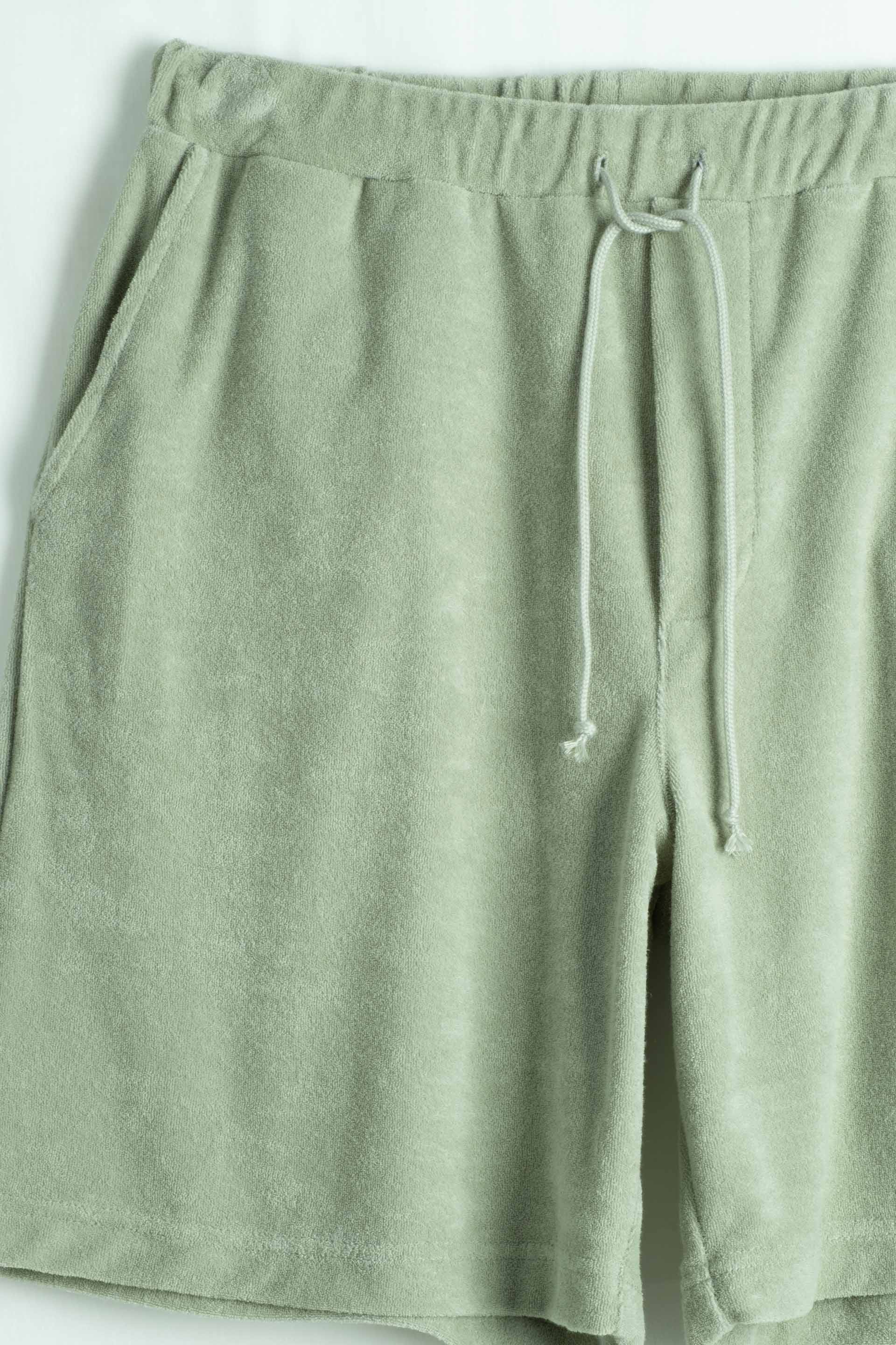 Terry Flow Cotton Erkek Şort #renk_Ada Çayı