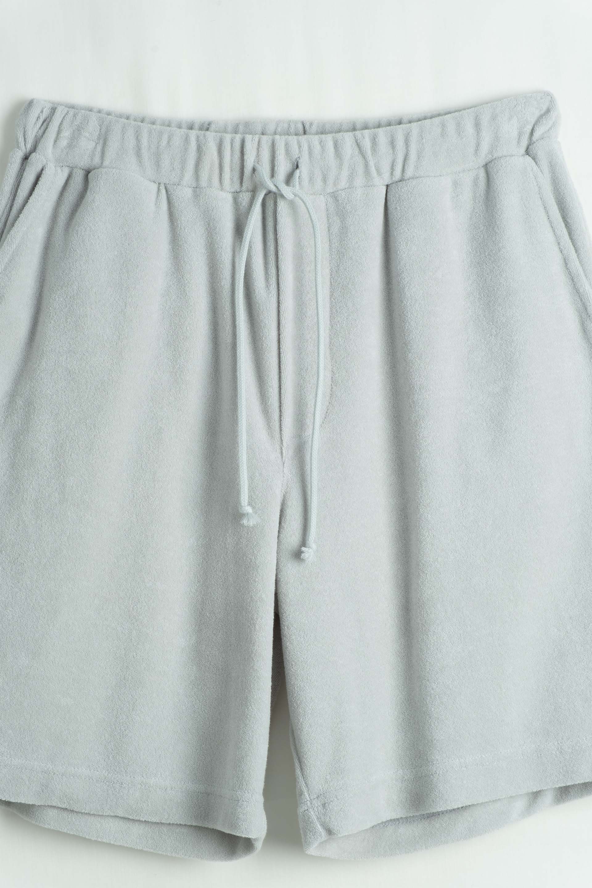 Terry Flow Cotton Erkek Şort #renk_Açık Gri