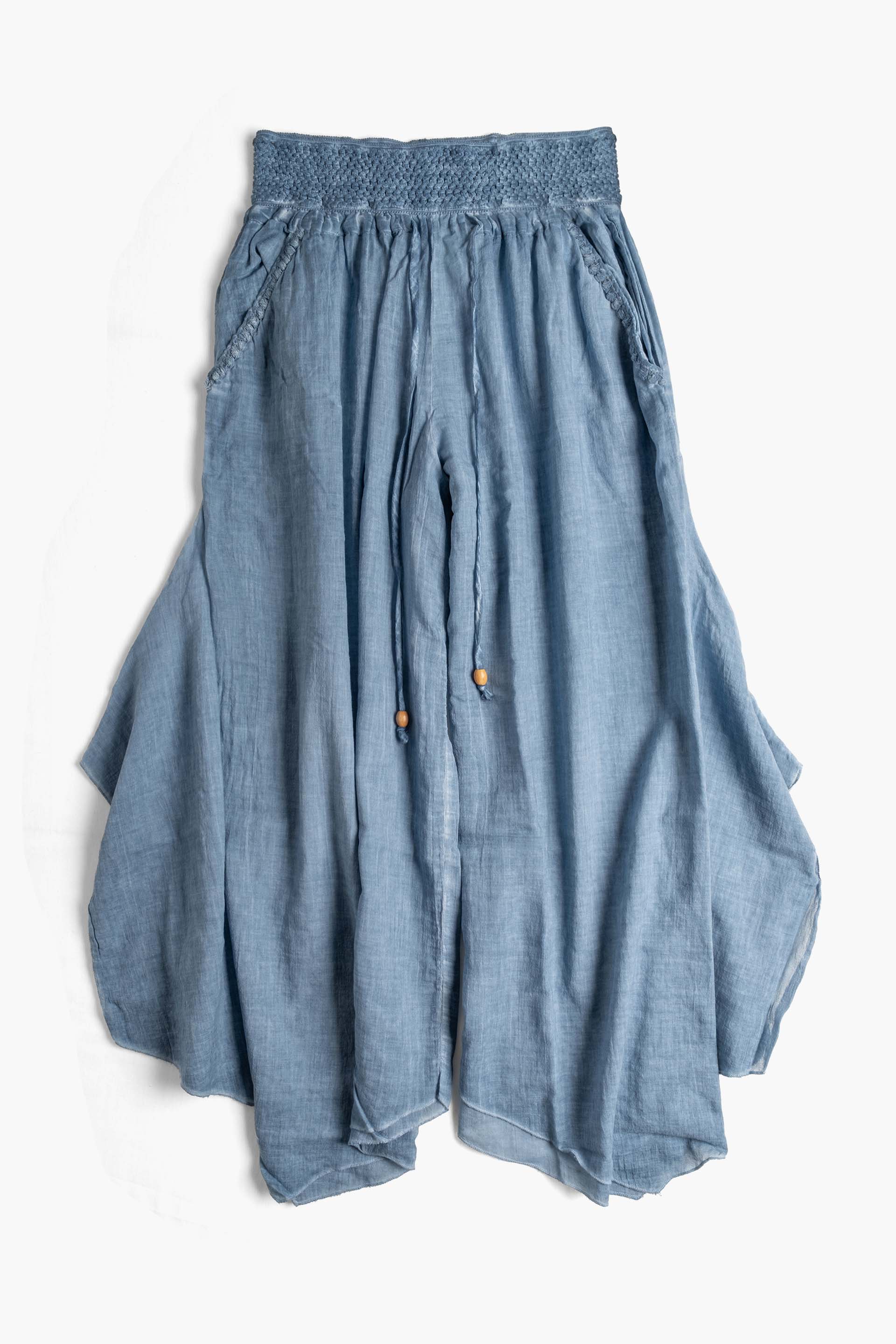 İspanyol Paça Pantolon #renk_Indigo