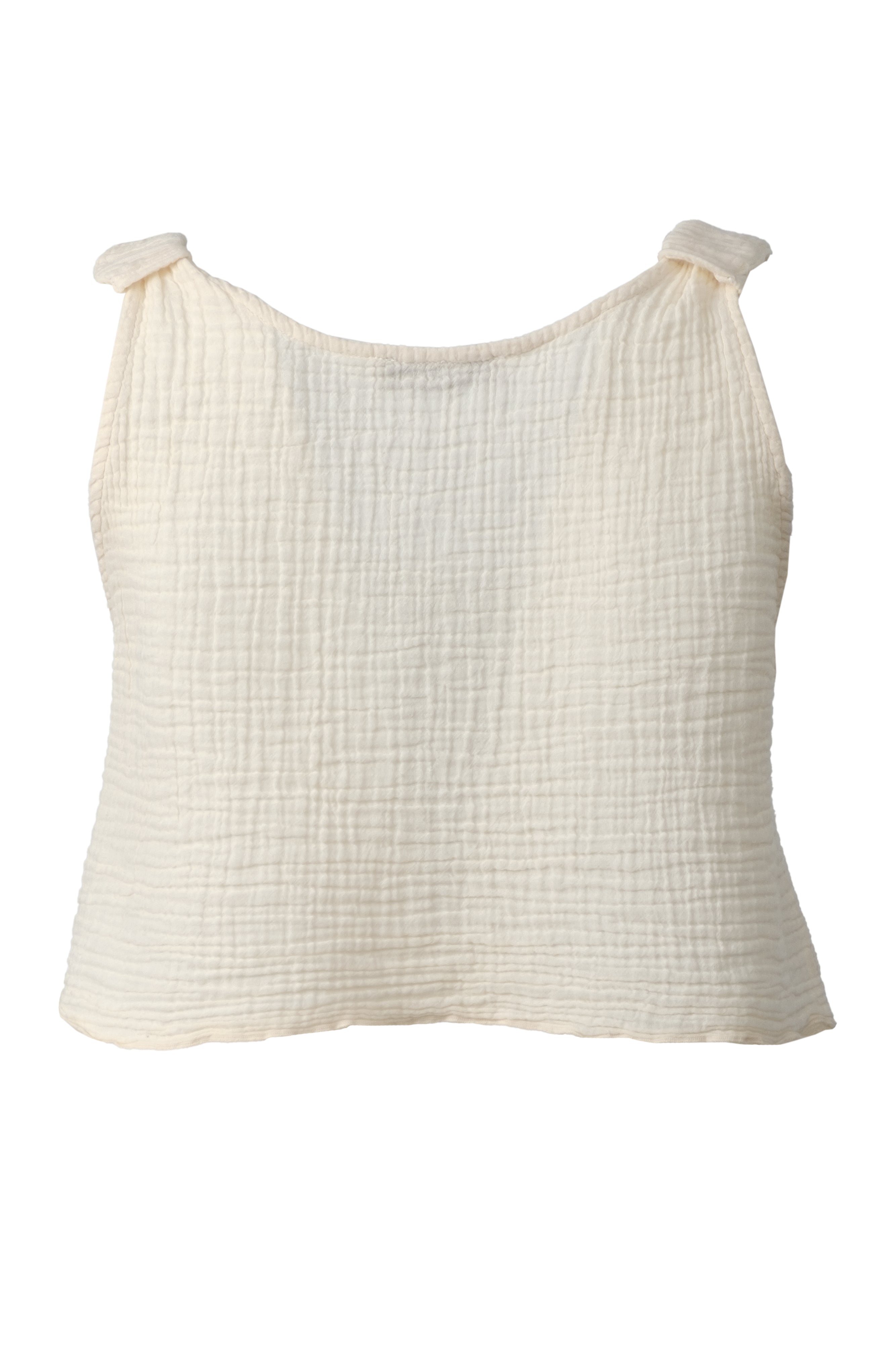 Omuz Detaylı Askılı Crop Top