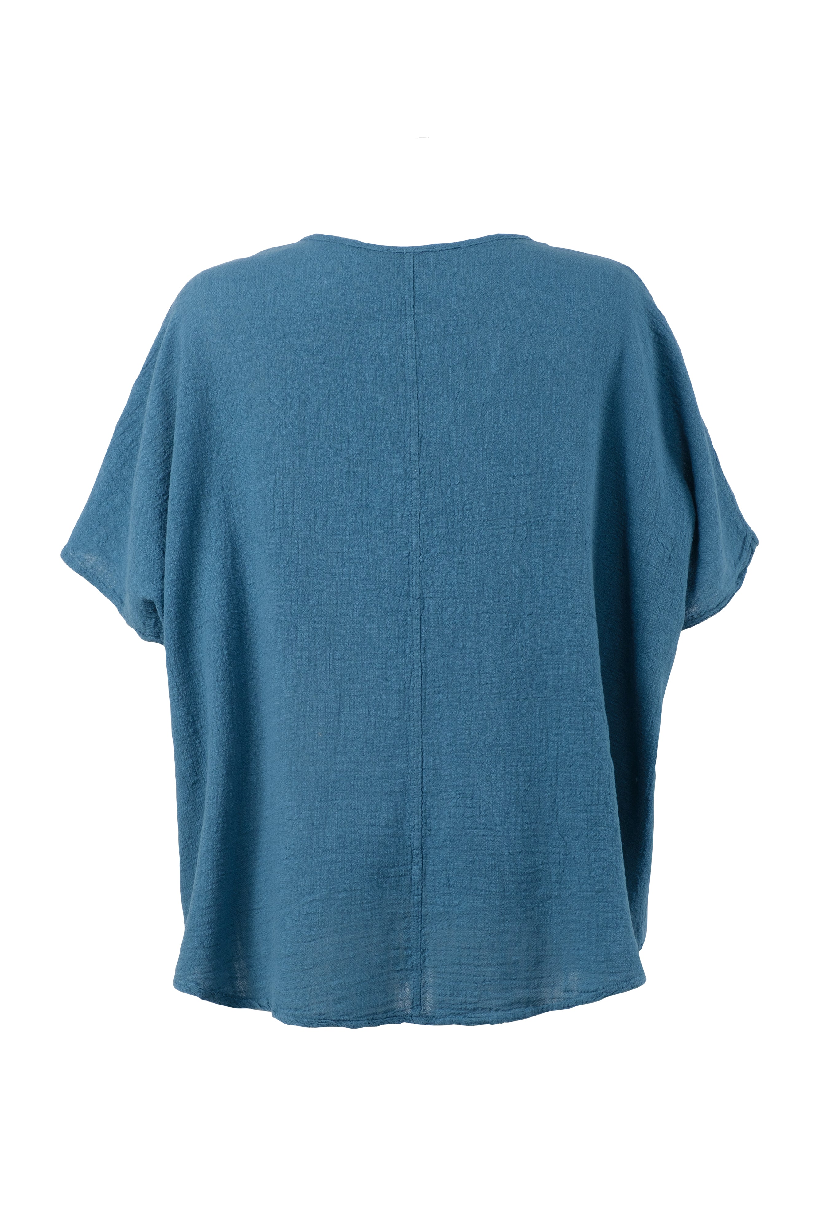 Oversize Önü Düğmeli Anvelop Bluz