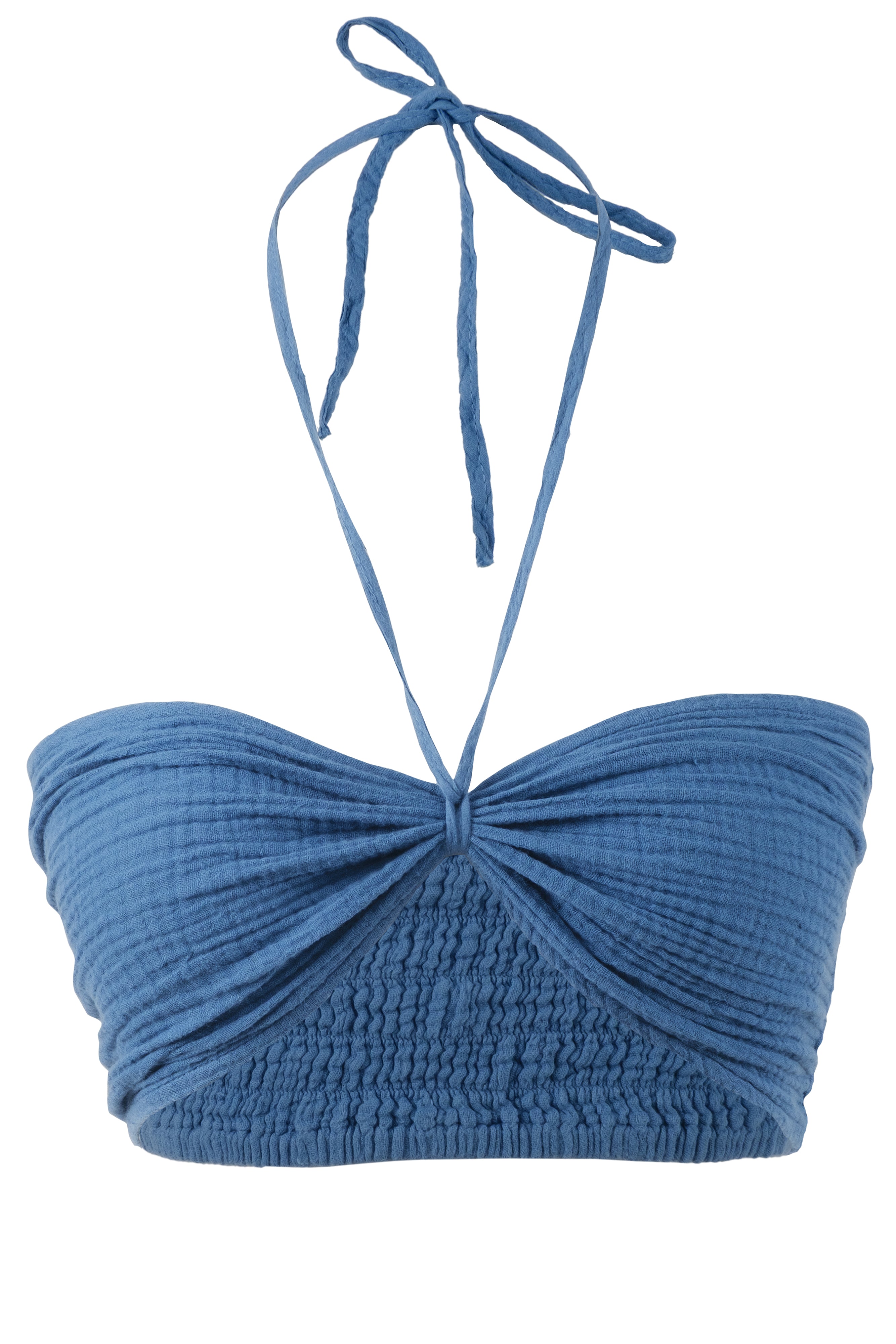 Sırtı Lastikli Crop Top