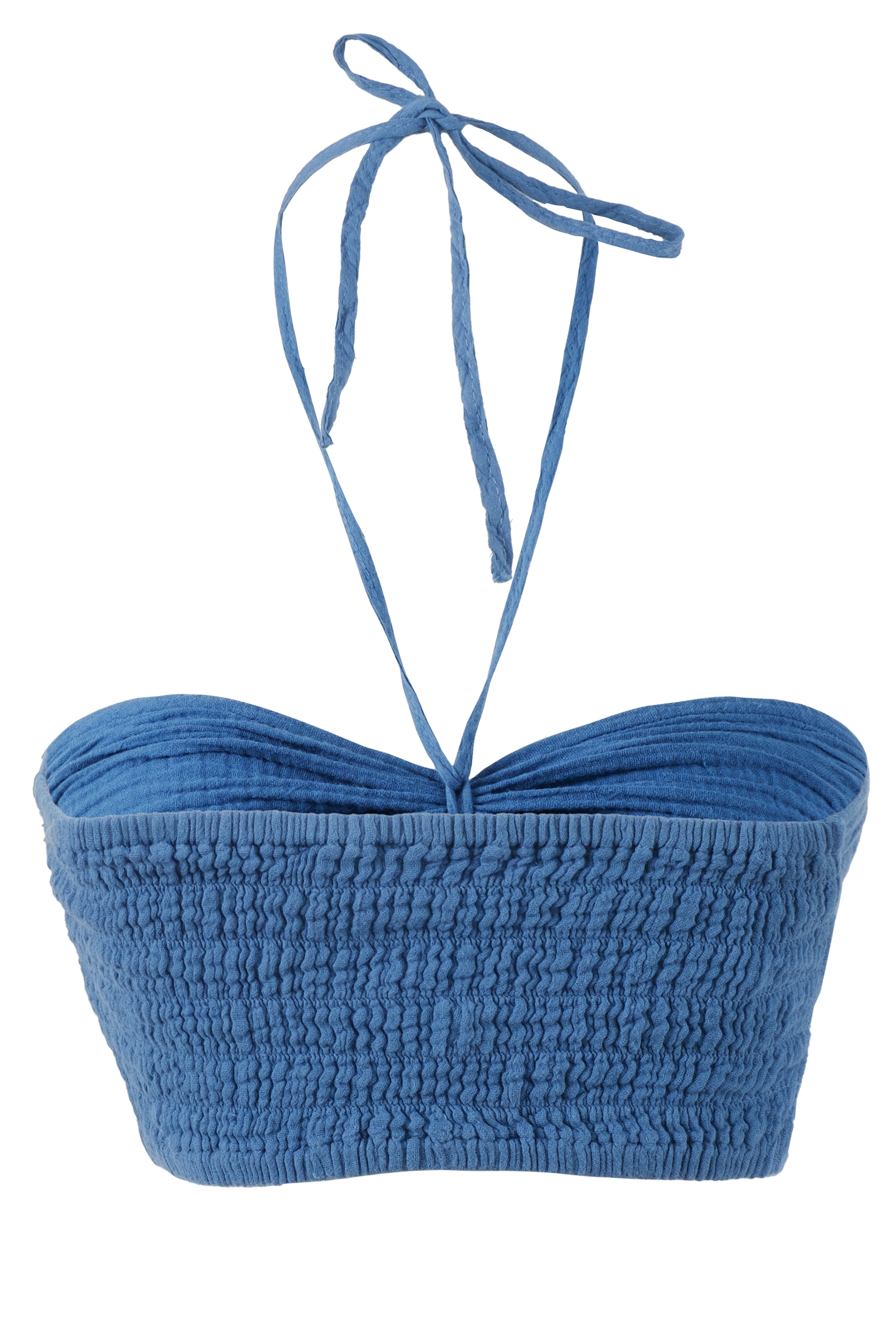 Sırtı Lastikli Crop Top