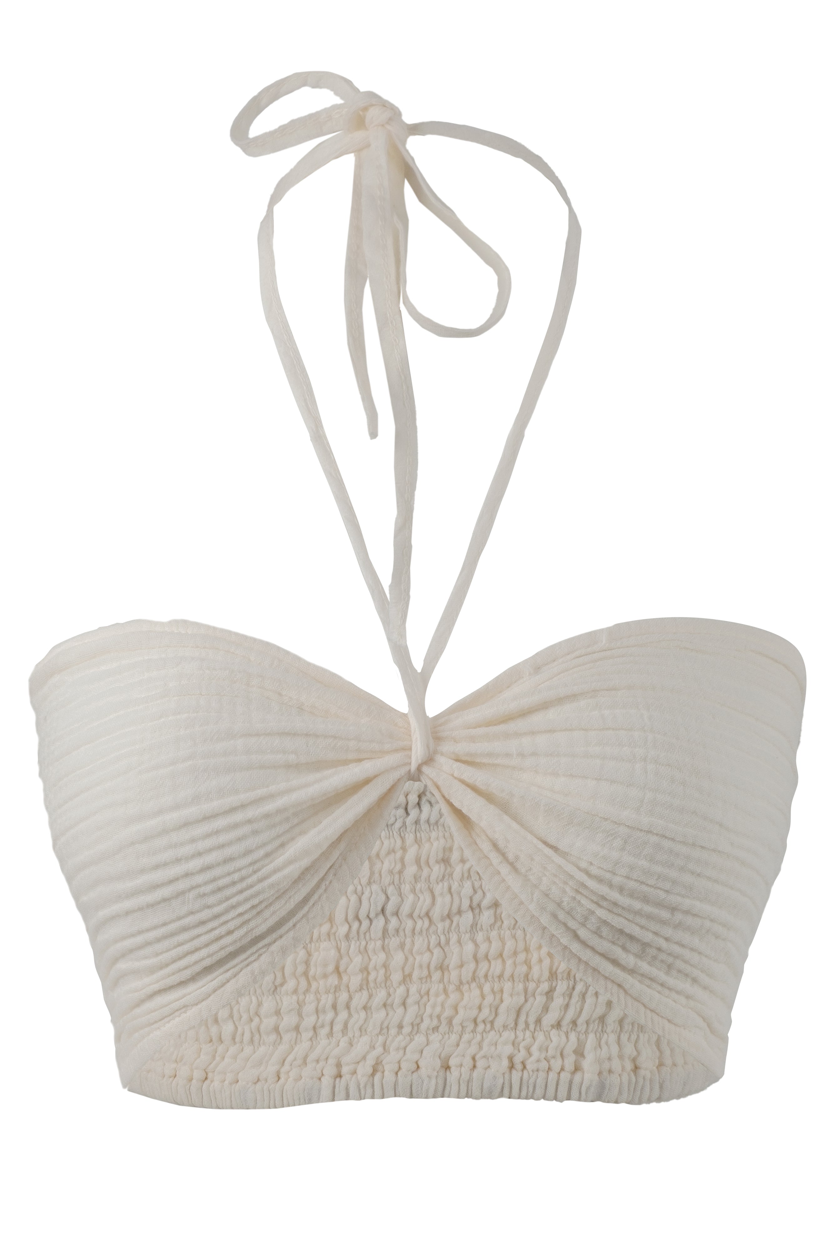 Sırtı Lastikli Crop Top