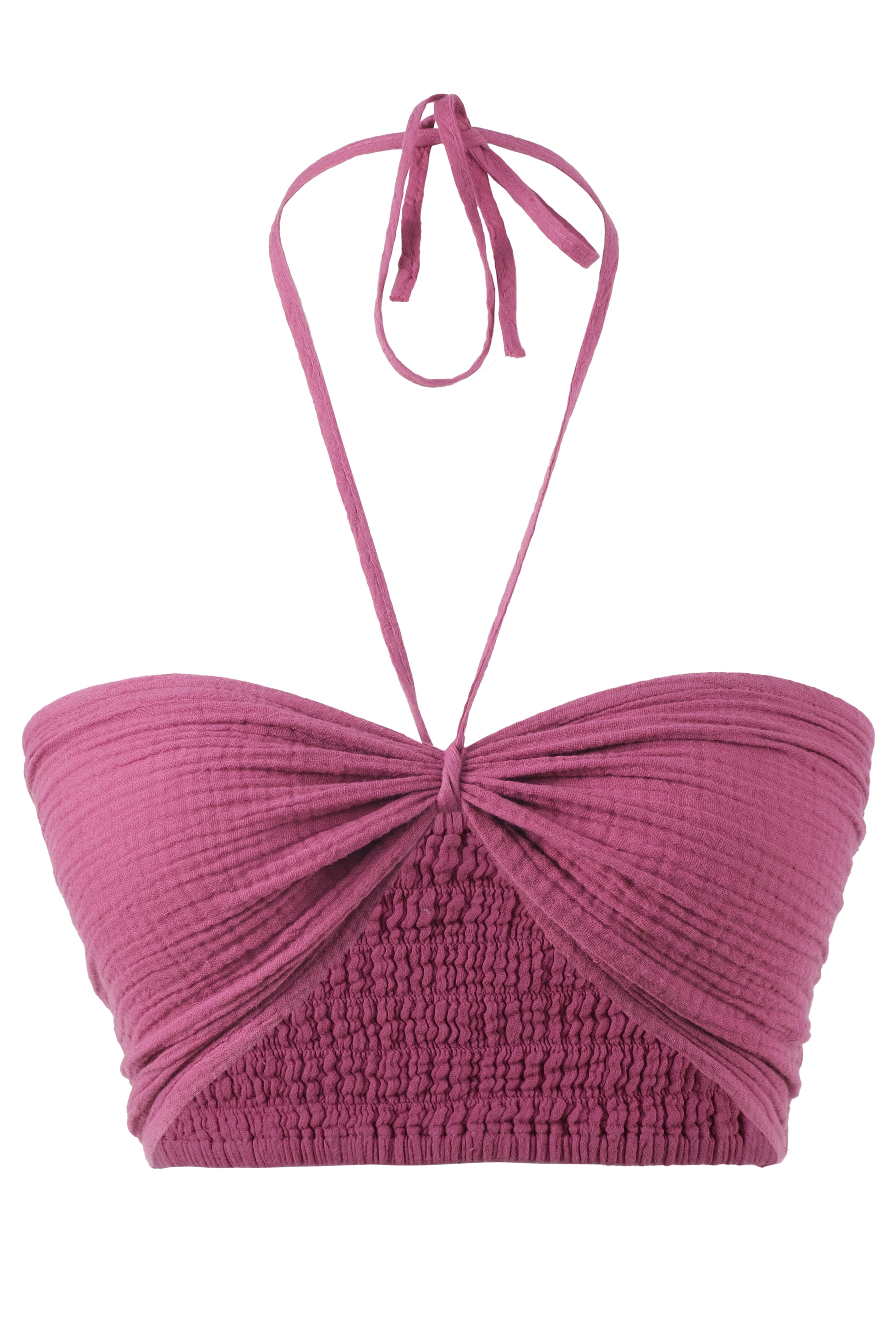 Sırtı Lastikli Crop Top