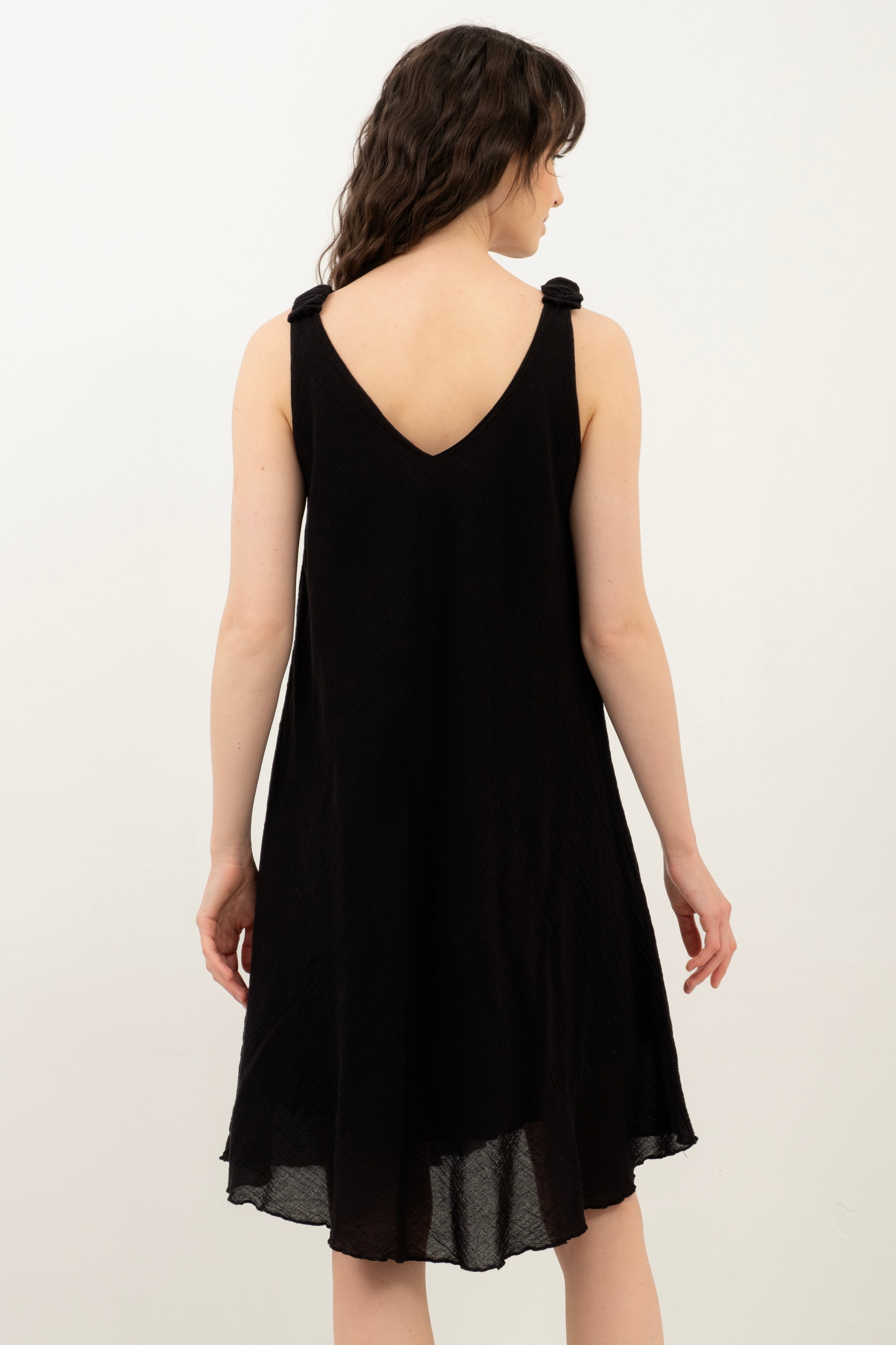 Strappy Short Bias-cut Dress