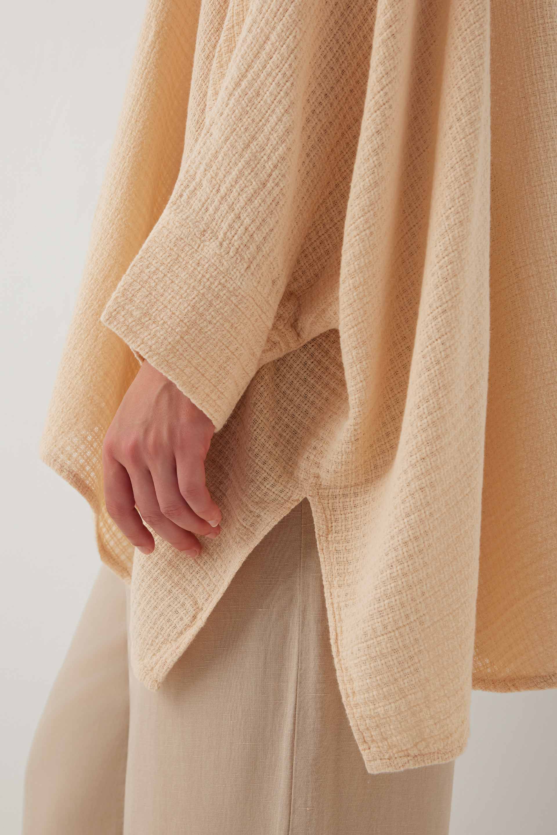 Ease Etamin Dokulu Kimono Gömlek