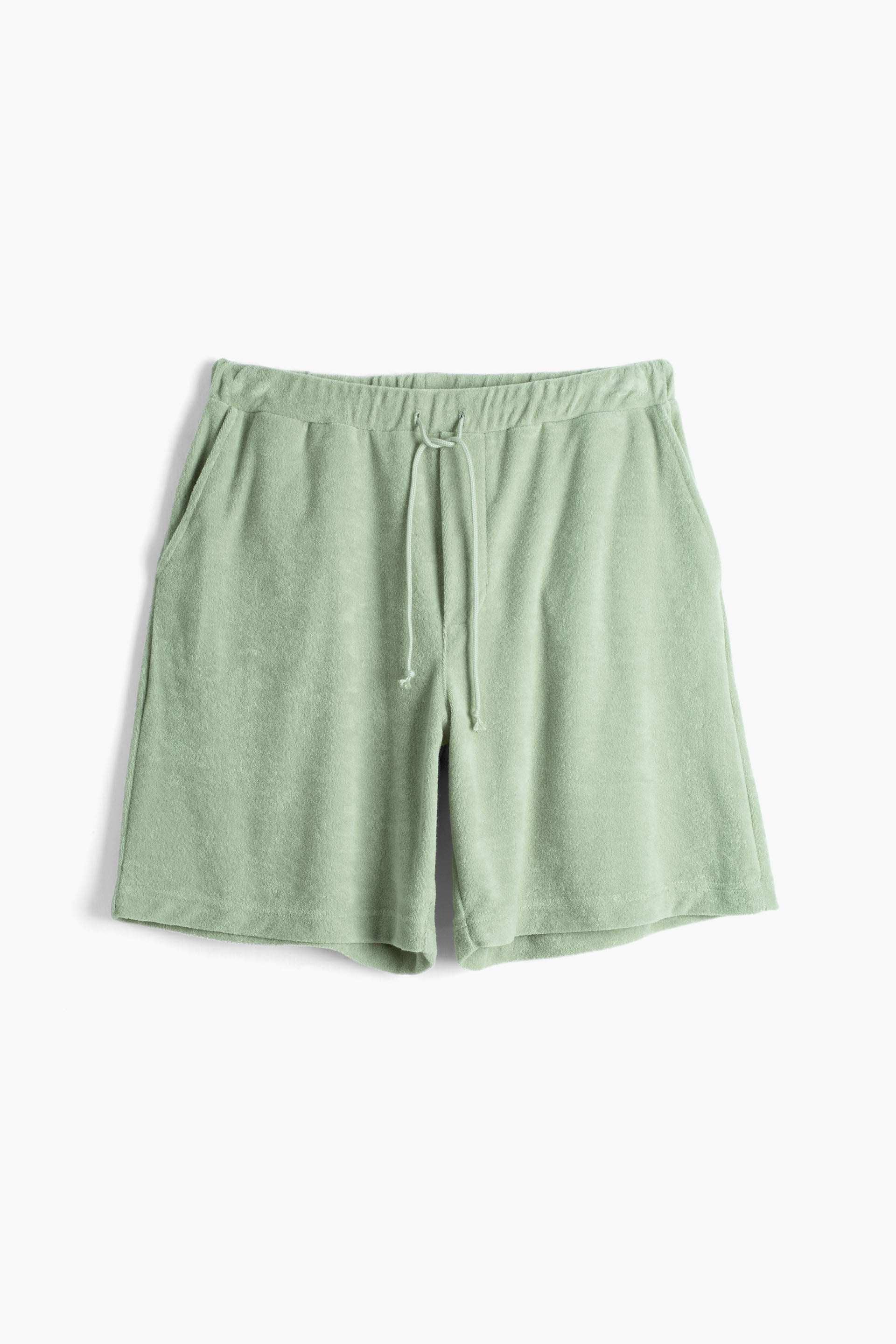 Terry Flow Cotton Erkek Şort #renk_Ada Çayı