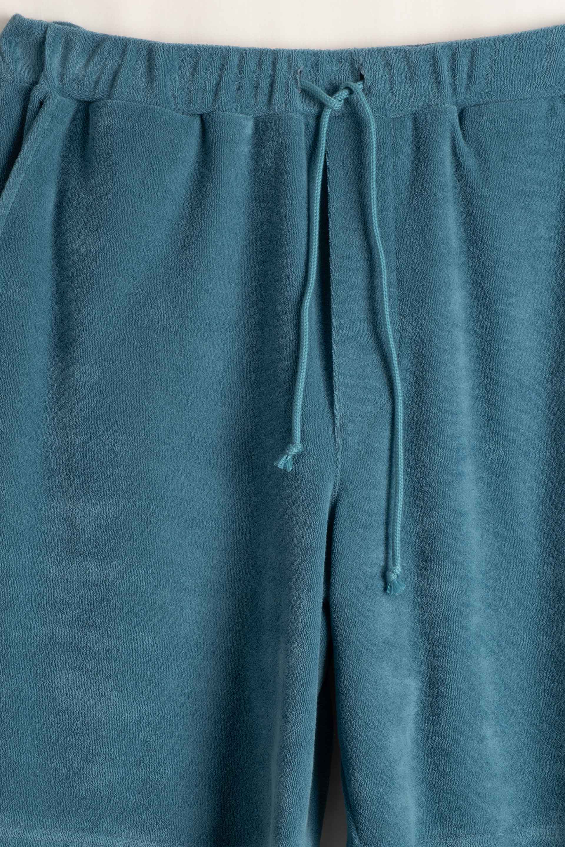 Terry Flow Cotton Erkek Şort #renk_Petrol