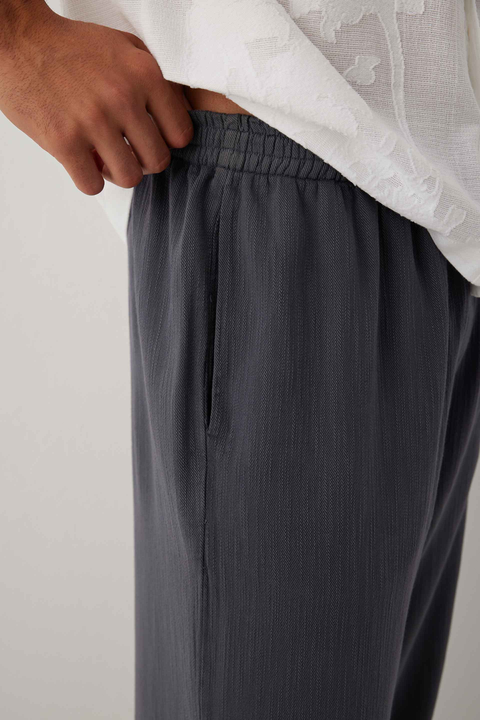 Flow Unisex Düz Paça Pantolon #renk_Antrasit