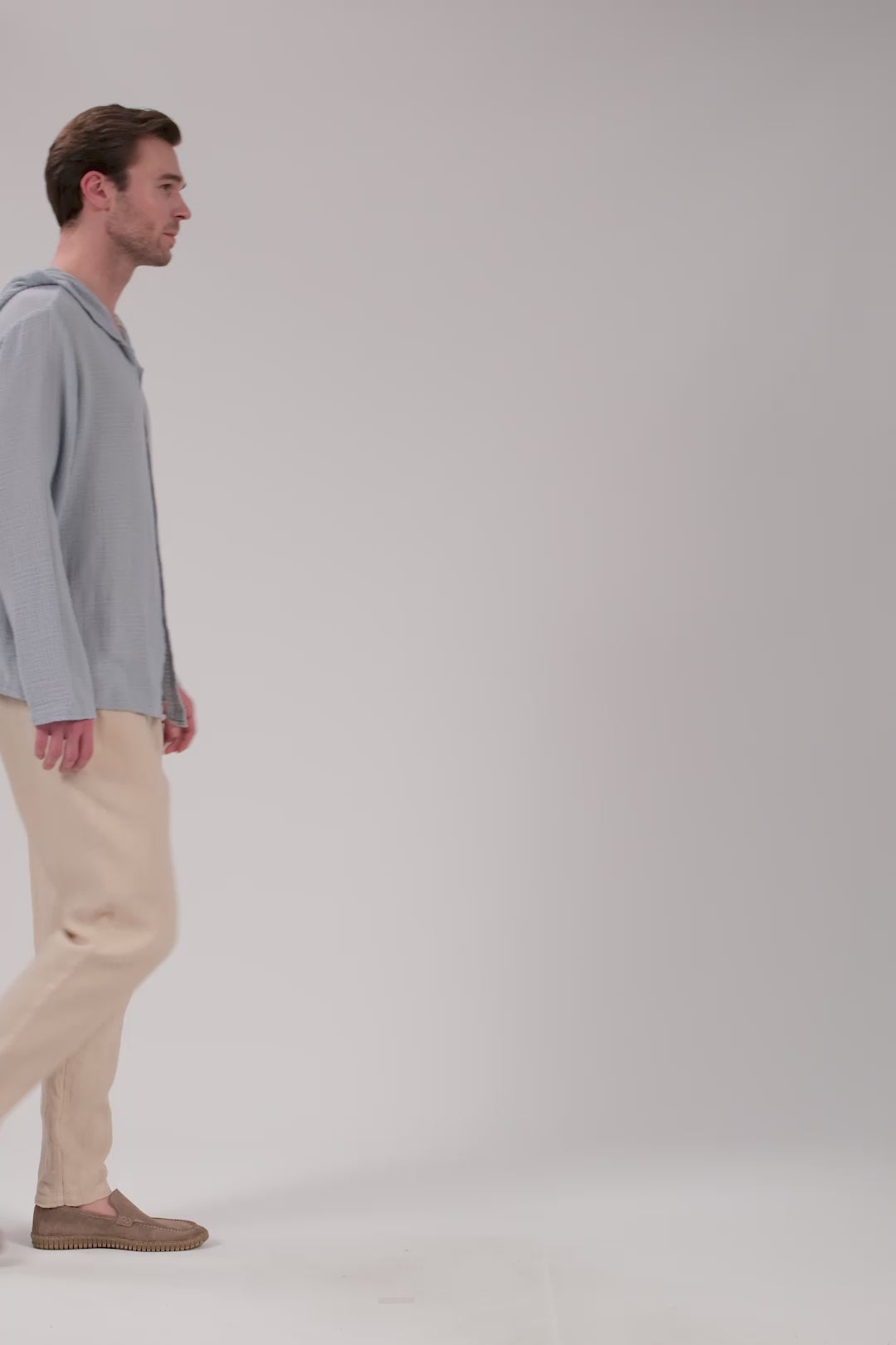 Rahat Kesim Bej Renk Keten Yazlık Erkek Pantolon #Renk_Bej