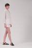 Müslin Kısa Kadın Şort #Renk_Beyaz